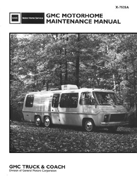 GMC Motorhome Maintenance Manual